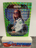 Brittney Zamora  2022  NASCAR Panini Prizm Reactive Green Prizm #27