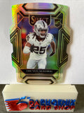 Tre'Von Moehrig   Raiders 2021 Panini Select Silver Die-Cut Prizm Rookie#290