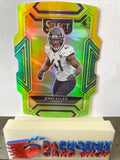 Josh Allen  Jaguars 2021 Panini Select Green & Yellow Die-Cut Prizm#217
