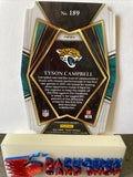 Tyson Campbell  Jaguars 2021 Panini Select Green & Yellow Die-Cut Prizm#189