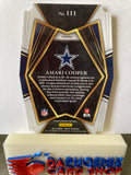 Amari Cooper  Cowboys 2021 Panini Select Silver Die Cut Prizm#111