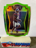 Isaiah Coulter  Texans 2020 Panini Select Neon Green Die-Cut Prizm Rookie #198