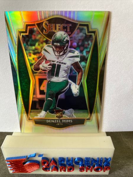 Denzel Mims  Jets 2020 Panini Select Silver Prizm Rookie #163