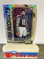 Treylon Burks  Titans 2022 Panini Prizm New Recruits No Huddle Prizm Rookie#NR-8