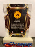 Dyami Brown  Washington Football Team 2021 Panini Select Silver Prizm Rookie#267