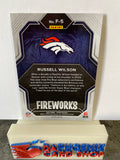 Russell Wilson  Broncos 2022 Panini Prizm Fireworks No Huddle Prizm #F-5