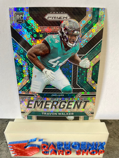 Travon Walker  Jaguars 2022 Panini Prizm No Huddle Prizm Emergent Rookie #E-19