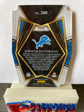 Jermar Jefferson  Lions 2021 Panini Select Red & Blue Die-Cut Prizm Rookie#200