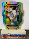 Mike Gesicki  Dolphins 2021 Panini Select Silver Die-Cut Prizm #222