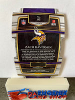 Zach Davidson  Vikings 2021 Panini Select Silver Die-Cut Prizm  Rookie #95