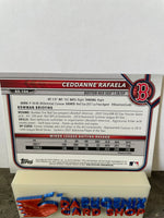 Ceddanne Rafaela  Red Sox 2022 Bowman Draft #BD-104