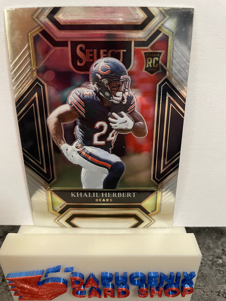 Khalil Herbert  Bears 2021 Panini Select Rookie #297