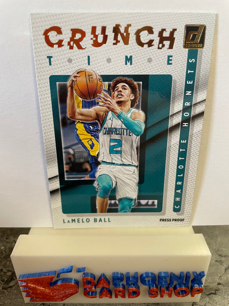 LaMelo Ball  Hornets 2021-22 Panini Donruss Crunch Time Press Proof#6