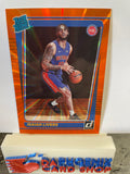 Isaiah Livers Pistons 2021-22 Panini Donruss Holo Orange Laser Rated Rookie #227