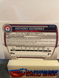 Anthony Gutierrez  Rangers 2023 Bowman Prospects #BP-85