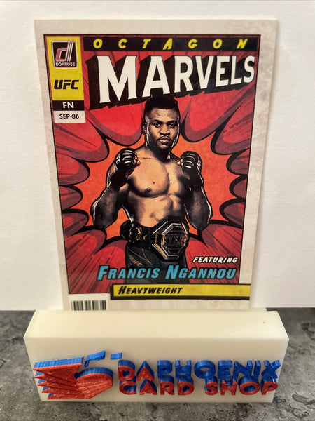 Francis Ngannou  UFC 2022 Panini Donruss Octagon Marvels #16