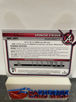 Spencer Strider  Braves 2022 Bowman Rookie #41