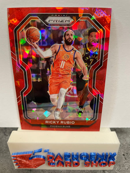 Ricky Rubio Suns 2020-21 Panini Prizm Red Ice Prizm #235