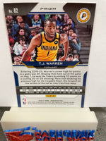 T.J. Warren Pacers 2020-21 Panini Prizm Red Ice Prizm #82