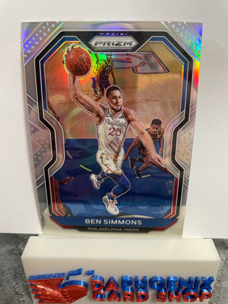 Ben Simmons 76ers 2020-21  Panini Prizm Silver Prizm #125