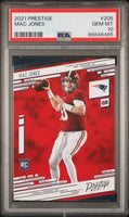 2021 Panini Prestige Mac Jones Rookie #205 PSA 10