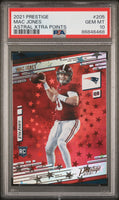 2021 Panini Prestige Mac Jones Xtra Points Astral Rookie #205 PSA 10