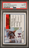 1983 Topps Bears Team Leaders Walter Payton #28 PSA 8