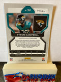 Tyson Campbell  Jaguars 2021 Panini Prizm Silver Prizm Rookie #384