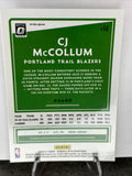 CJ McCollum  Trail Blazers 2020-21 Donruss Optic Fast Break Holo Prizm#135