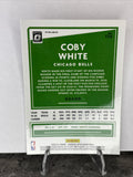 Coby White Bulls 2020-21 Panini Donruss Optic Fast Break Holo Prizm#126
