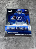 Kadarius Toney  Giants 2021 Panini Mosaic Rookie Blue Chips #11