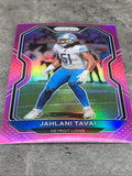 Jahlani Tavai  Lions 2020 Panini Prizm Pink Prizm #203
