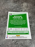 Michael Porter Jr. Nuggets 2020-21 Panini Donruss Optic Fast Break Holo Prizm#75