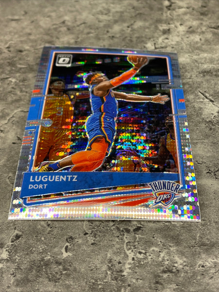 Luguentz Dort Thunder 2020-21 Panini Donruss Optic Fast Break Holo Prizm #94