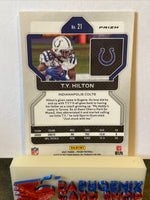 T.Y. Hilton  Colts 2021 Panini Prizm Silver Prizm#21