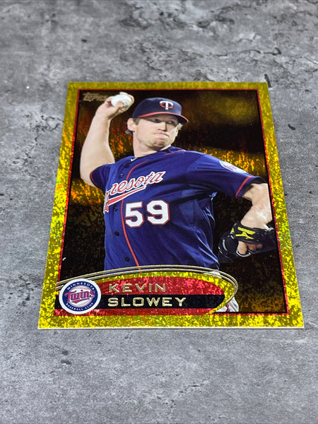 Kevin Slowey  Twins 2012 Topps Gold Sparkle #111