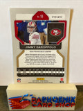 Jimmy Garoppolo 49ers 2021 Panini Prizm Silver Prizm#55