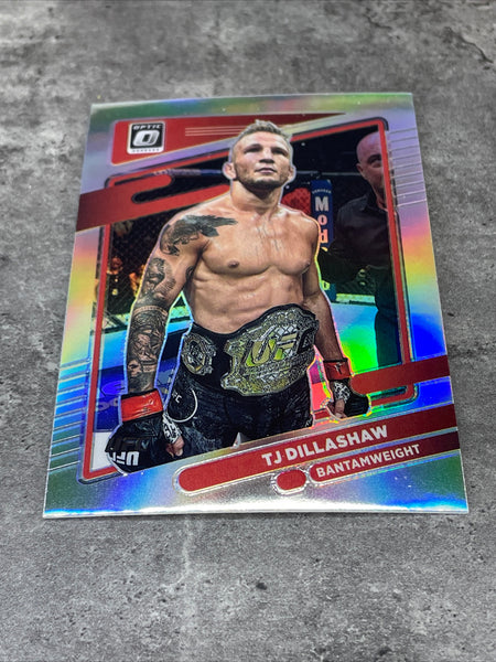 TJ Dillashaw   UFC 2022 Panini Donruss Optic Holo Prizm #84