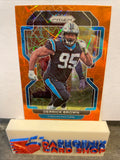 Derrick Brown  Panthers 2021 Panini Prizm Lazer Prizm #317