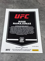 Rose Namajunas  UFC 2022 Panini Donruss Optic Holo Prizm #90