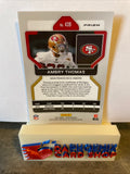 Ambry Thomas 49ers 2021 Panini Prizm Silver Prizm Rookie #439