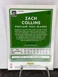 Zach Collins  Trail Blazers 2020-21 Donruss Optic Fast Break Holo Prizm#124