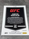 Justin Gaethje   UFC 2022 Panini Donruss Optic Holo Prizm #98