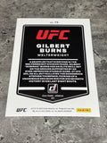 Gilbert Burns  UFC 2022 Panini Donruss Press Proof Purple #79