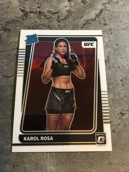 Karol Rosa   UFC 2022 Panini Donruss Optic Rated Rookie #102