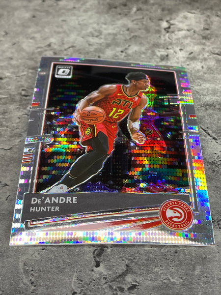 De'Andre Hunter  Hawks 2020-21 Panini Donruss Optic Fast Break Holo Prizm #84