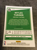 Myles Turner Pacers 2020-21 Panini Donruss Optic Fast Break Holo Prizm #38