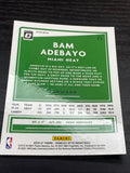 Bam Adebayo Heat 2020-21 Panini Donruss Optic Fast Break Holo Prizm #52