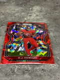 O.J. Howard   Buccaneers 2020 Panini Prizm Red Ice Prizm #258