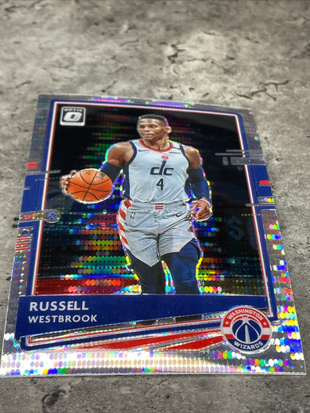 Russell Westbrook  Wizards 2020-21 Panini Donruss Optic Fast Break Holo Prizm#70